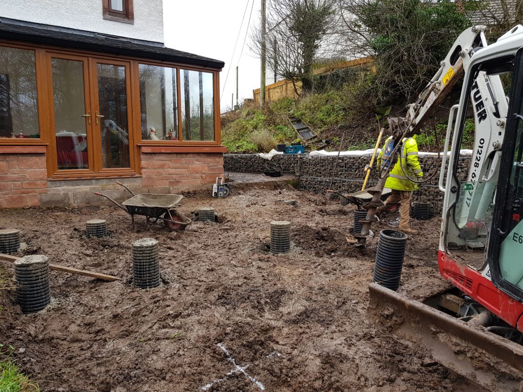 deck footing piers