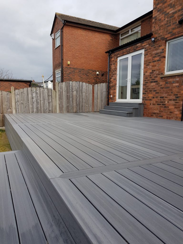 Composite decking in Carlisle with strong lines