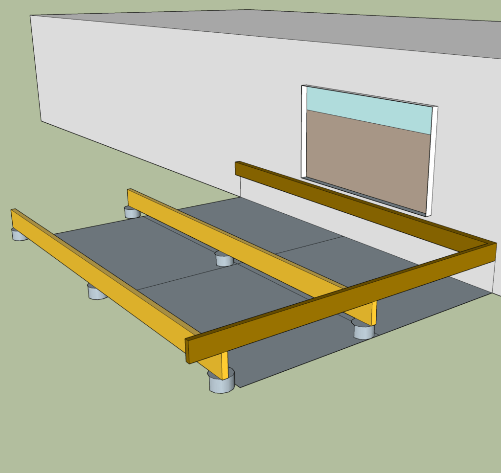 decking subframe detail